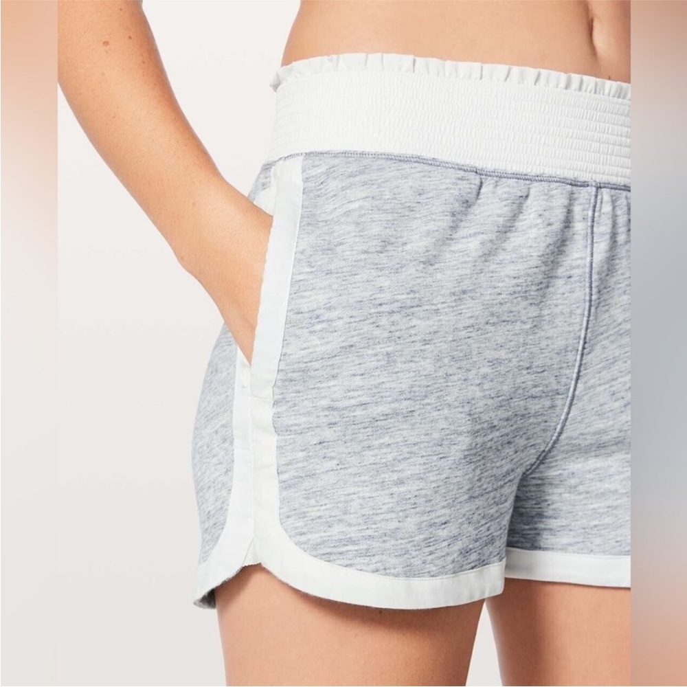 Lululemon Cool and Collected High Waist Ruffle Sweat Shorts 2.5"